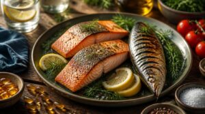 salmon and mackerel salmon and mackerel