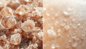 salt feels rougher salt feels rougher