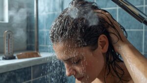 saturate hair with lukewarm water saturate hair with lukewarm water