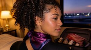 scarf-protected curls scarf-protected curls