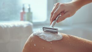 shave with short strokes shave with short strokes