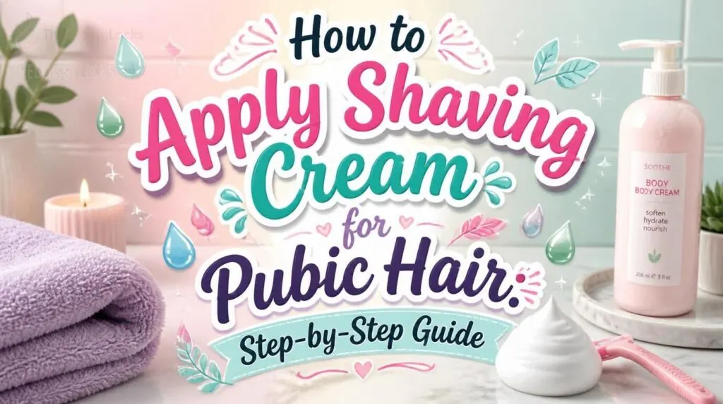 How to Apply Shaving Cream for Pubic Hair: Step-by-Step Guide