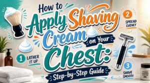 shaving cream application techniques for chest shaving cream application techniques for chest