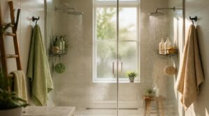 shower and towel management shower and towel management