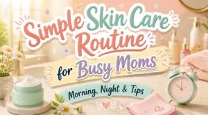 simple skin care routine for busy moms