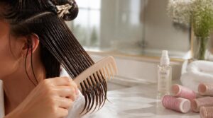start with damp hair start with damp hair