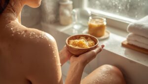 start with damp skin start with damp skin