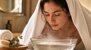 steam to loosen pores steam to loosen pores