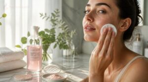 step two: tone or exfoliate carefully step two: tone or exfoliate carefully