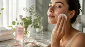 step two: tone or exfoliate carefully step two: tone or exfoliate carefully