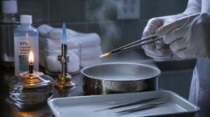 sterilize needle and tweezers sterilize needle and tweezers