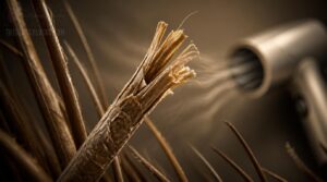 straw-like, brittle texture straw-like, brittle texture