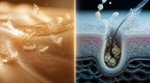 surface exfoliation versus pore clearing surface exfoliation versus pore clearing