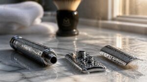 three-piece razor cleaning three-piece razor cleaning
