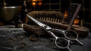 trim flyaways with scissors trim flyaways with scissors