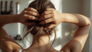two-minute low ponytail two-minute low ponytail