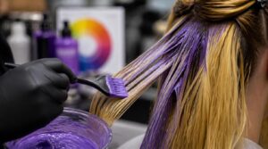violet cancels unwanted yellow violet cancels unwanted yellow