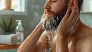 wash with gentle beard shampoo wash with gentle beard shampoo