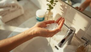 washing twice daily washing twice daily