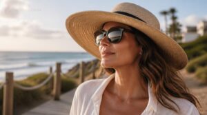 wear hats and sunglasses wear hats and sunglasses
