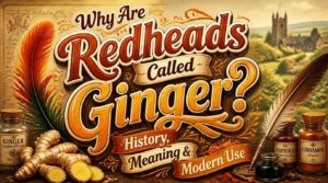 why are redheads called ginger why are redheads called ginger