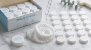 200pc pure cotton compressed towels: package, size, and materials 200pc pure cotton compressed towels: package, size, and materials