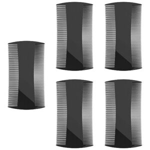 5 Pack Double Sided Pocket Comb B0C9WF7K29