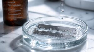 70% isopropyl alcohol soak 70% isopropyl alcohol soak