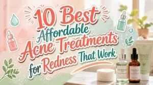 affordable acne treatment for redness