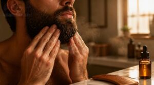 apply beard oil first apply beard oil first