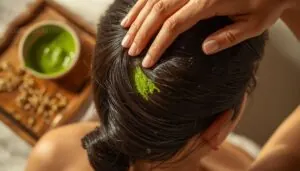 apply from scalp to ends apply from scalp to ends