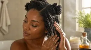 apply leave-in to damp hair apply leave-in to damp hair