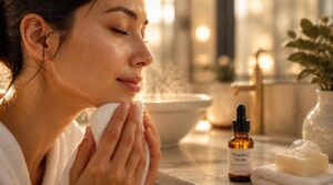 apply to clean skin apply to clean skin