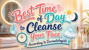 best time of day to cleanse face