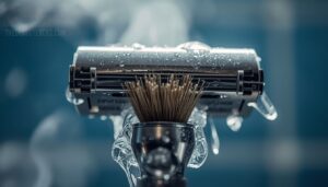 brush between blade gaps brush between blade gaps