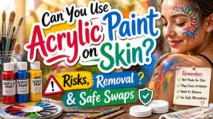 can you use acrylic paint on skin can you use acrylic paint on skin