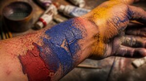 can you use acrylic paint on skin? no can you use acrylic paint on skin? no