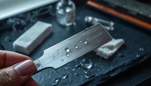 clean and inspect the blade clean and inspect the blade