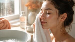 cleanse and dry your face cleanse and dry your face