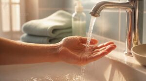cleanse gently with lukewarm water cleanse gently with lukewarm water