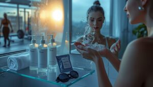 cleanse morning, night, and post-sweat cleanse morning, night, and post-sweat