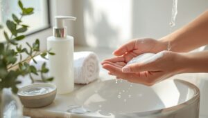 cleanse with a gentle formula cleanse with a gentle formula
