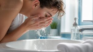 cleanse with lukewarm water cleanse with lukewarm water