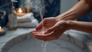 cleanse with lukewarm water cleanse with lukewarm water