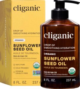 Cliganic Organic Sunflower Oil, 100% B0CN5PHM7J