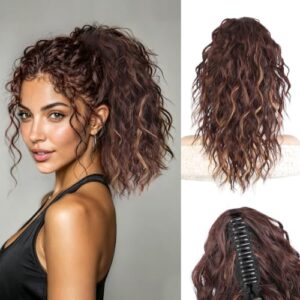 Clip on Ponytails for Women,14 B0GZYMR1PZ