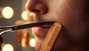 detail mustache and stray hairs detail mustache and stray hairs