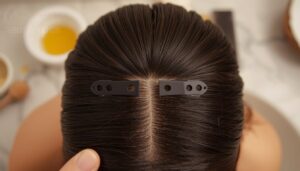 divide hair into four sections divide hair into four sections