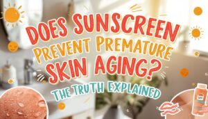 does sunscreen prevent premature skin aging