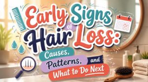 early signs of hair loss early signs of hair loss